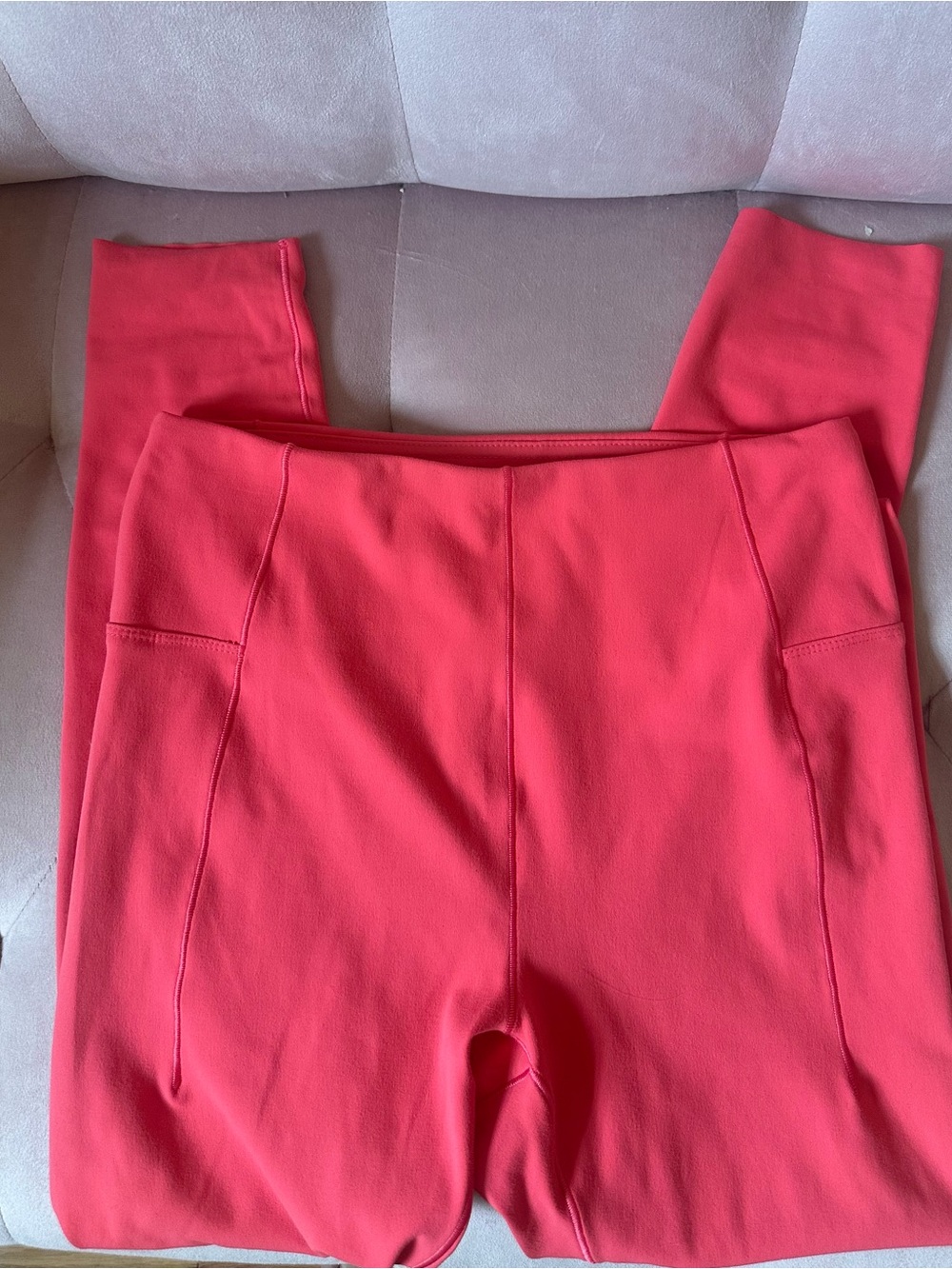 Gorgeous bright coral leggings size s